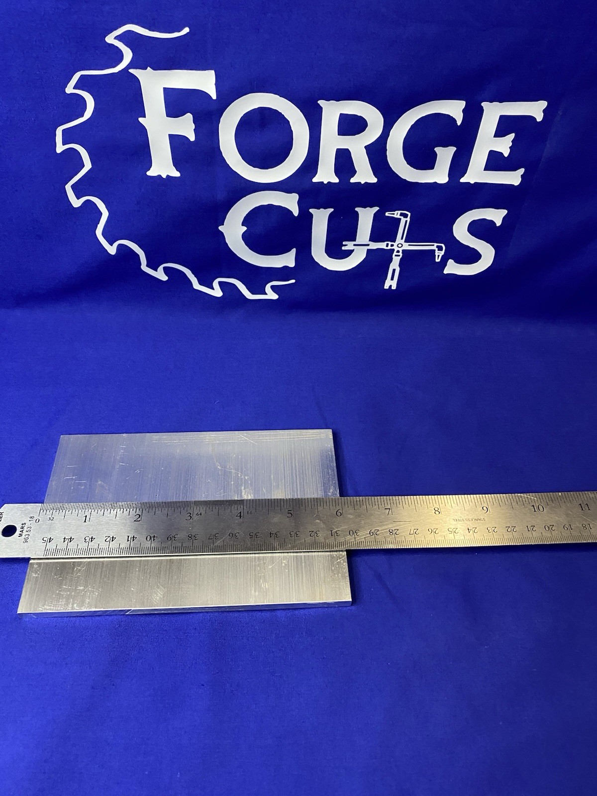 1/4” X 4” X 6″ Long 6061 T6511 (2) Piece aluminum plate flat bar stock block .25