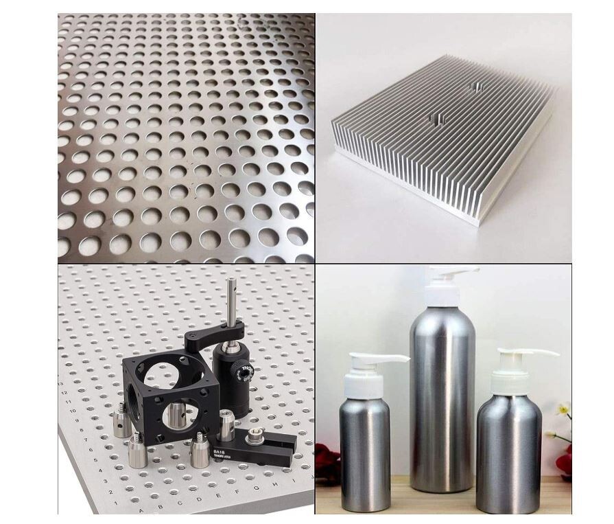 Aluminum Metal Sheet 12 x 12 x 1/8 Inch Flat Plain Plate Panel Finely Polished