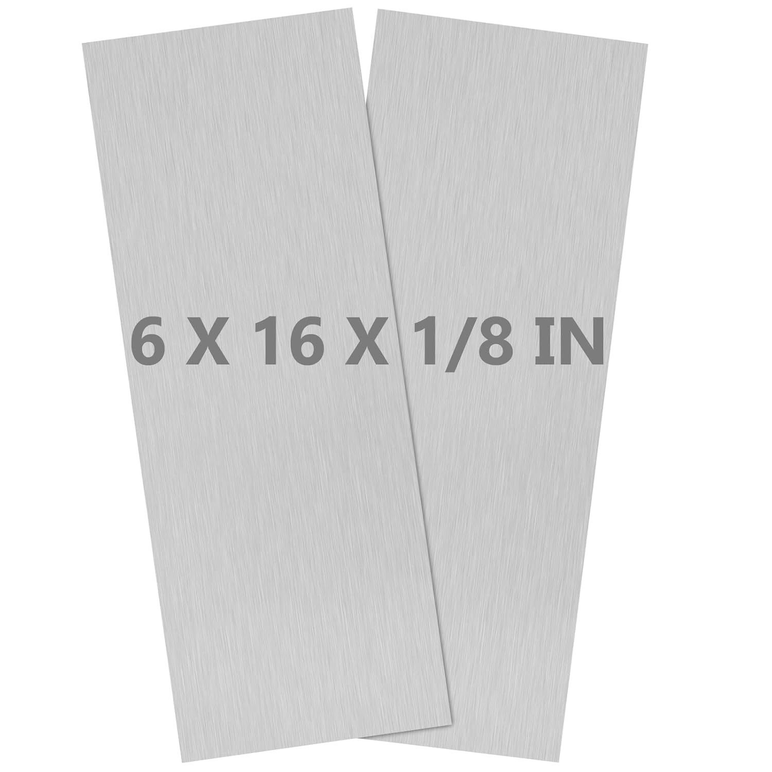 2Pack Heat Treatable Aluminum Sheets 6x16x1/8” – Corrosion Resistant & Versatile