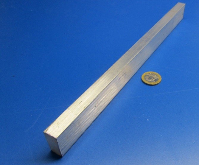 2024 T351 Aluminum Bar, 1/2″ (.500″) Thick x 1.0 Wide x 12″ Length
