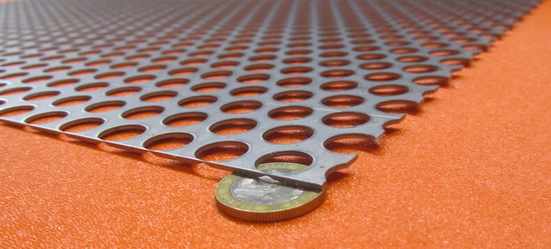Perforated Staggered Steel Sheet .060″ Thick x 24″ x 24″, .500″ Hole Dia.