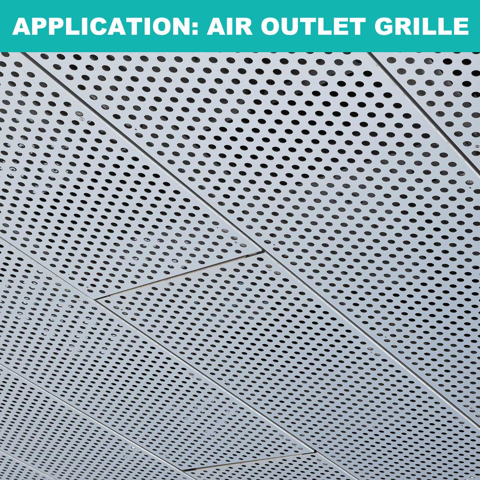 20GA 11.8″ x 11.8″ Round Hole 304 Stainless Steel Perforated Sheet