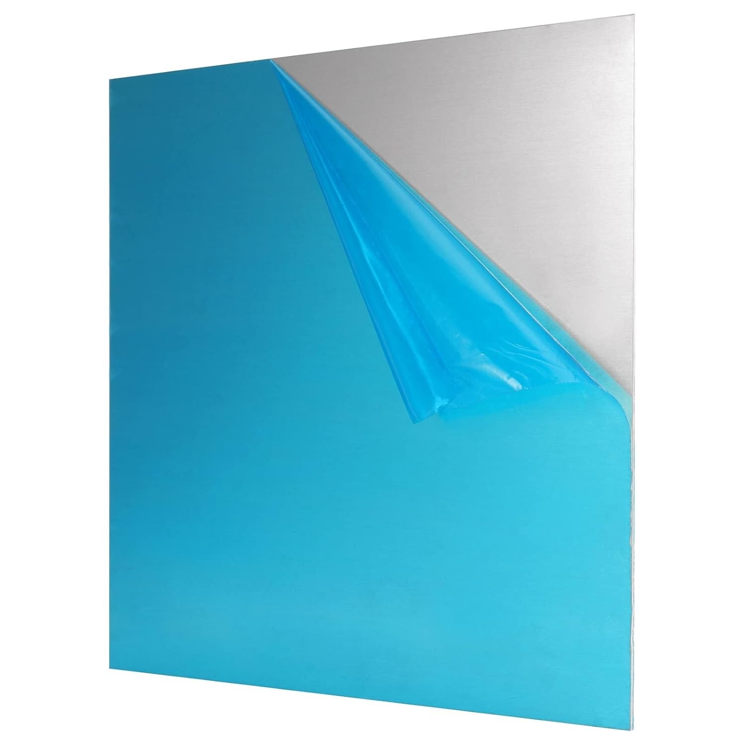 2PCS 12x12x1/16 inch Aluminum Sheet 6061 T6 Aluminum Plates with Protective Film