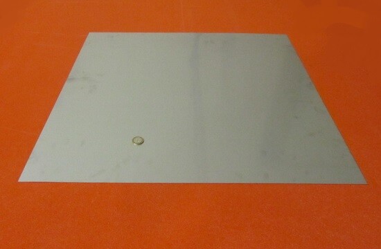 321 Weldable Stainless Steel Sheet, .016″ Thick x 24″ Wide x 24″ Length, 1 Unit