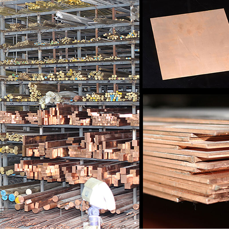 Beryllium Copper Block Sheet Plate Metal Panel 0.5/0.8/1/1.5/2mm Thickness