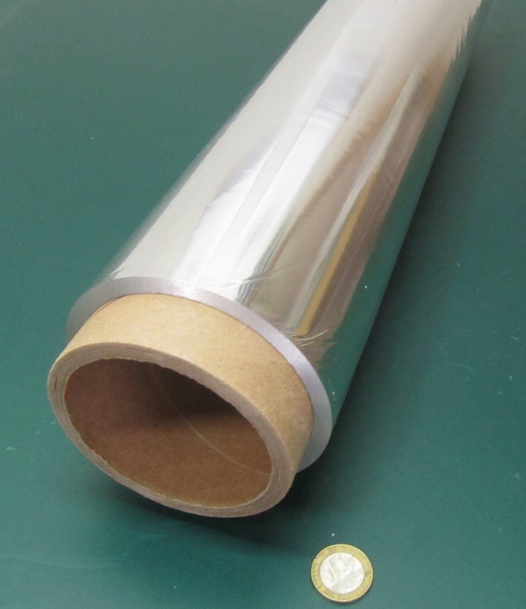 1100 Aluminum Foil (O) .001″ Thick x 18″ Wide x 250 Feet Long Roll