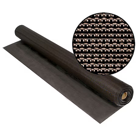 Zoro Select 3004173 Polyester Screen, Vinyl Coated Polyester, 36 In W, 100 Ft,