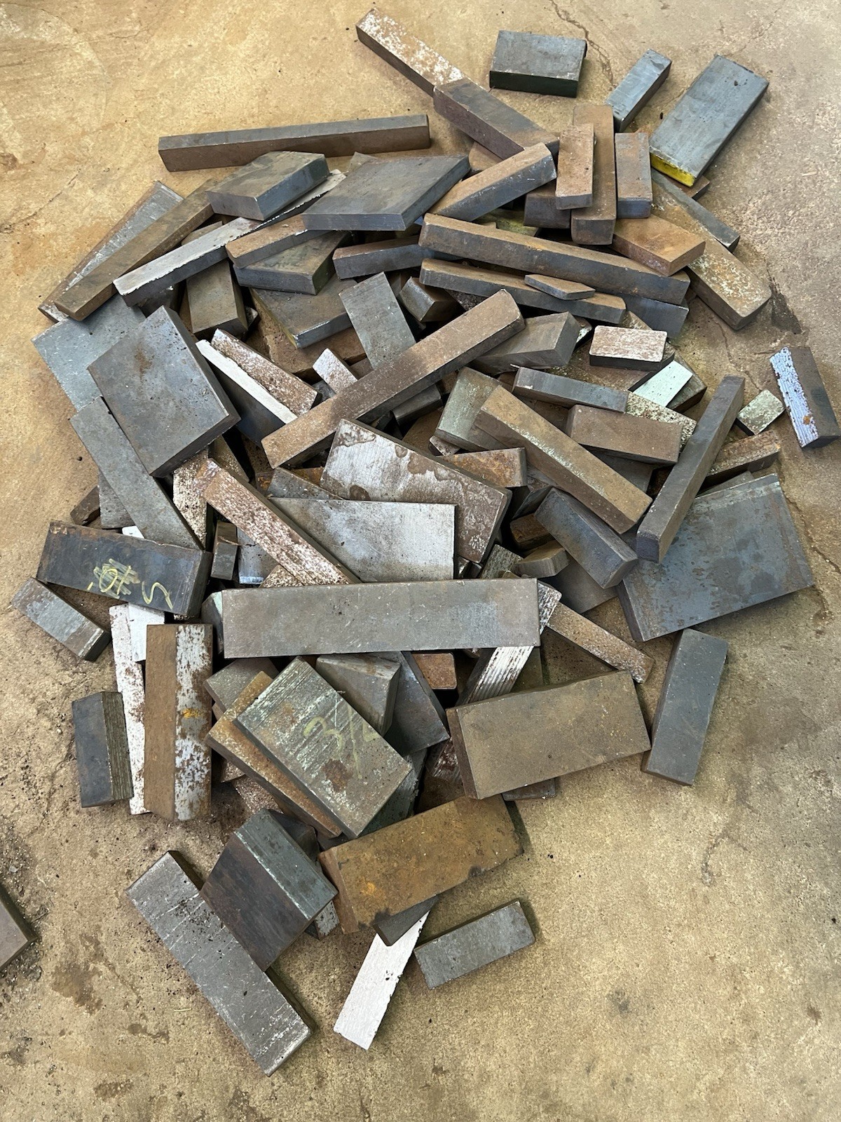 Mix lot 9+Lbs A36 Flat steel metal plate bar steel stock 3/8″ 1/2″ 3/4″ 1″+ Th
