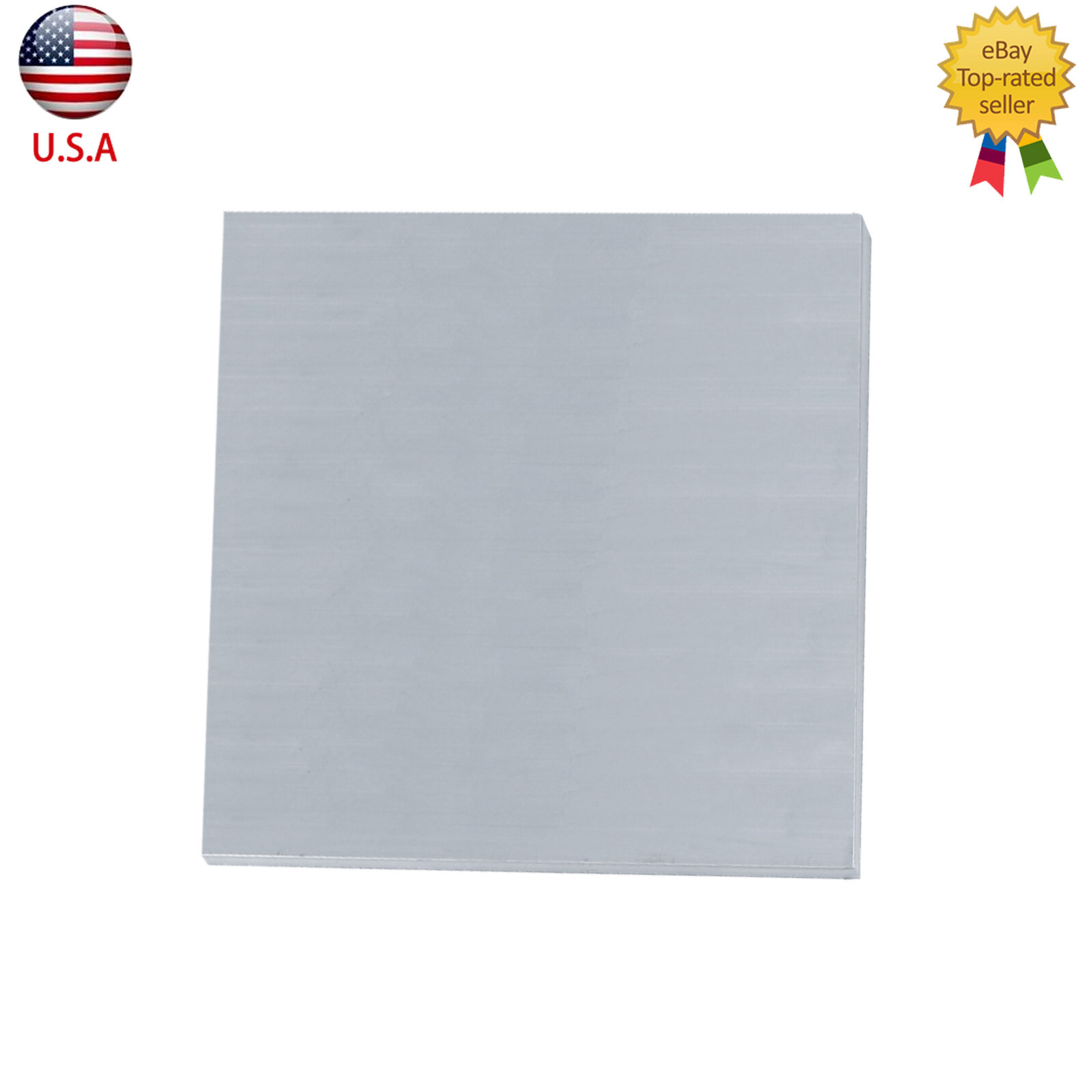 Metal 6061 Aluminum Flat Plate Sheet Stock Length/Width 300mm Thick 3mm 4pc