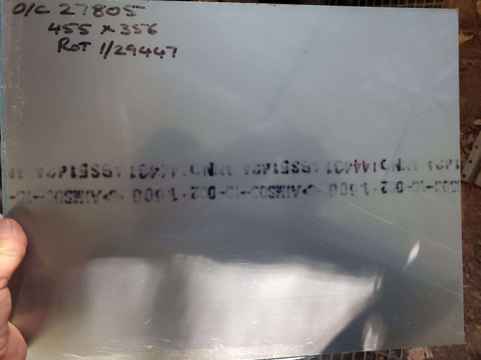 Grd. 2 50A Titanium CP Sheet Ti 455 X 35 .078″, 5/64″