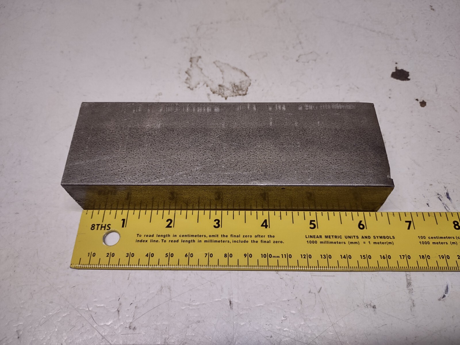 1-1/4″ X 2″ – 1018 COLD ROLLED BAR ( 1 ) PIECE – REMNANT STEEL – BAR END – NEW