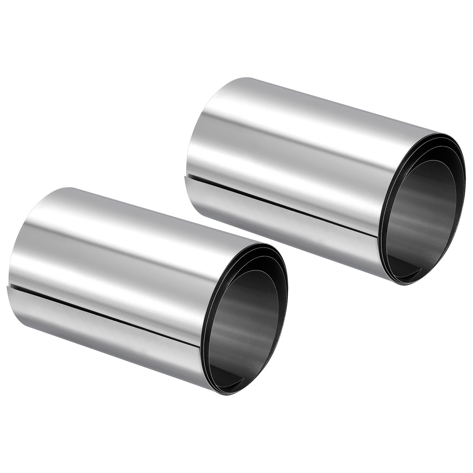 0.1x100x1000mm 304 Stainless Steel Roll Sheet Fine Plate Sheet Foil 2Pcs