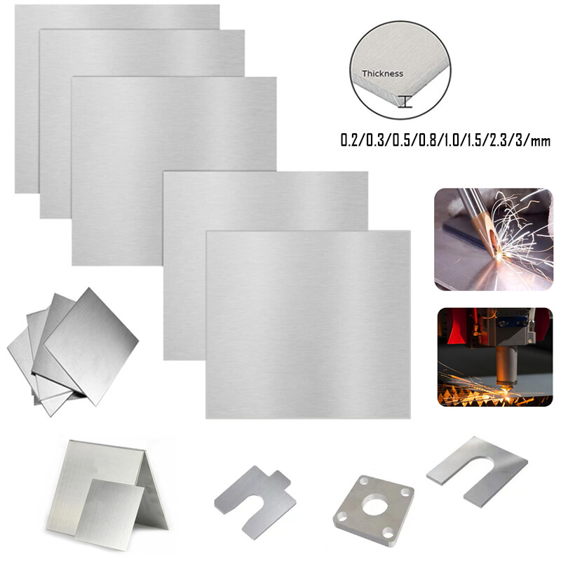 304 Stainless Steel Sheets 0.2/0.3/0.5/0.8/1.0/1.5/2/3mm