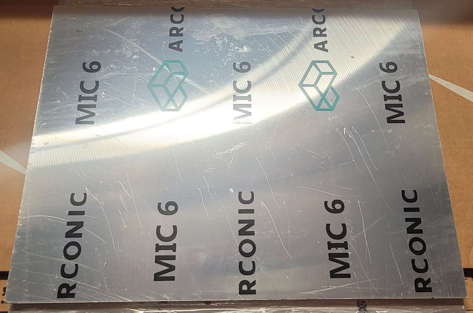 MIC-6 ALUMINUM CAST TOOLING /JIG PLATE. 1/4″ (0.250″) x 13 3/4″ x 18 1/4″