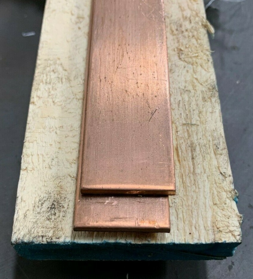 Copper Flat Bar Stock 1/8″ x 1″ x 6″- Knife making C110