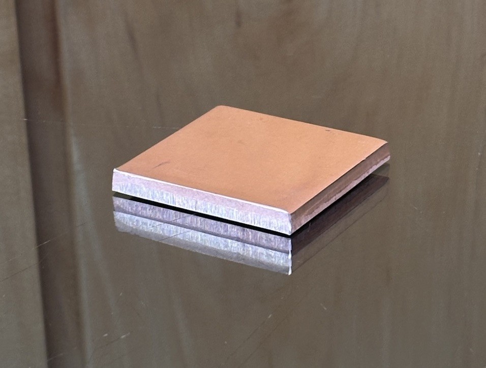 1/4” COPPER SHEET PLATE NEW 2″X2″ .25”Thick *CUSTOM SIZES AVAILABLE*