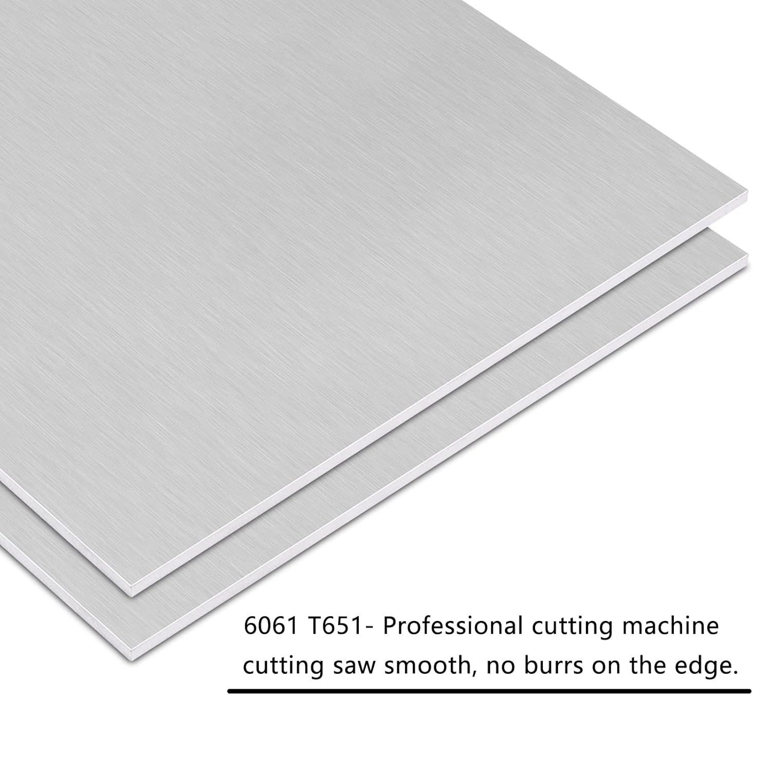 Heat Treatable 2-Pack Aluminum Sheets 6×12 | Smooth Surface Crafting Material