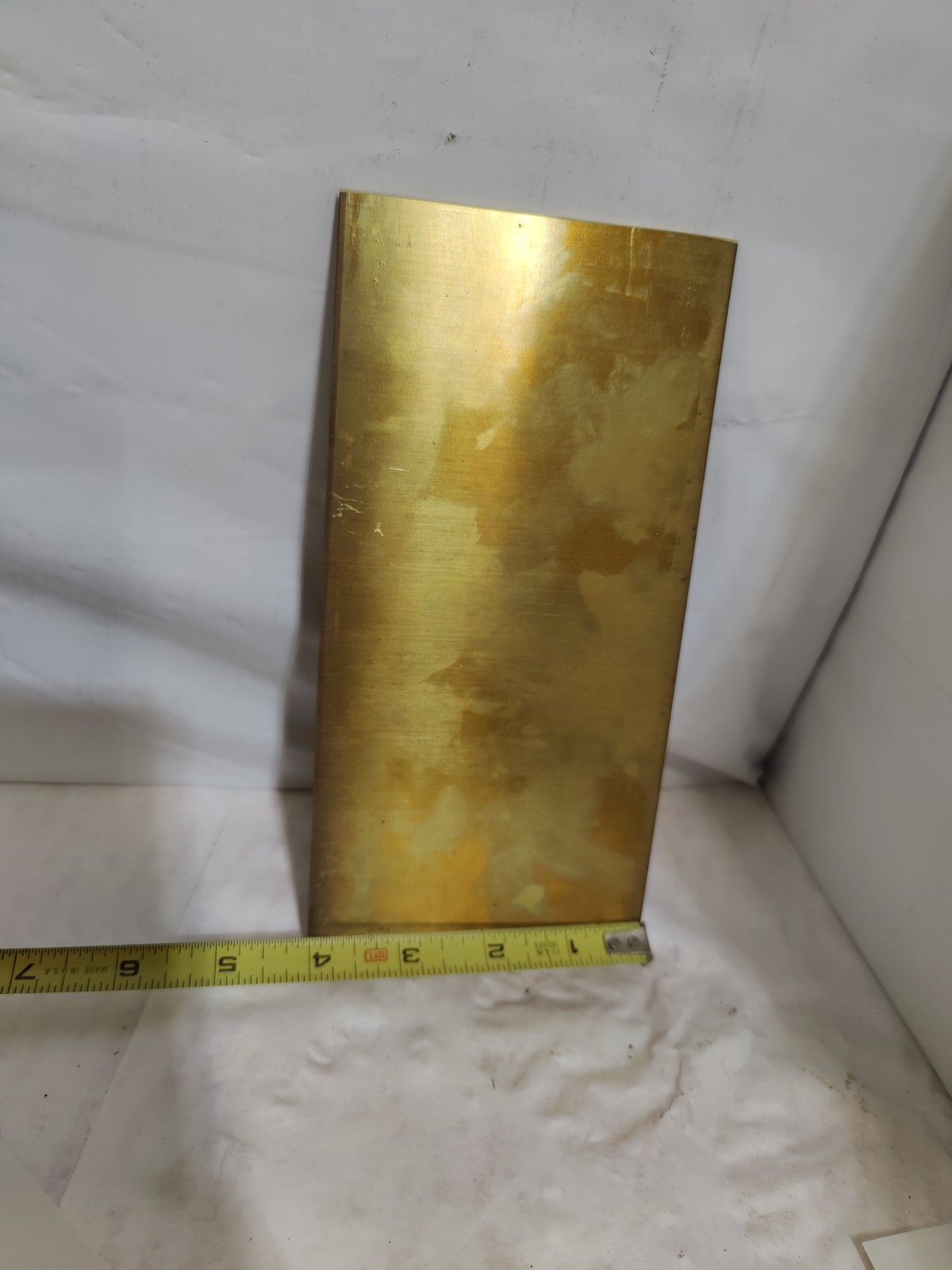 1/8″ Brass Sheet – Plate 4″x8″ x .125 thick NOS