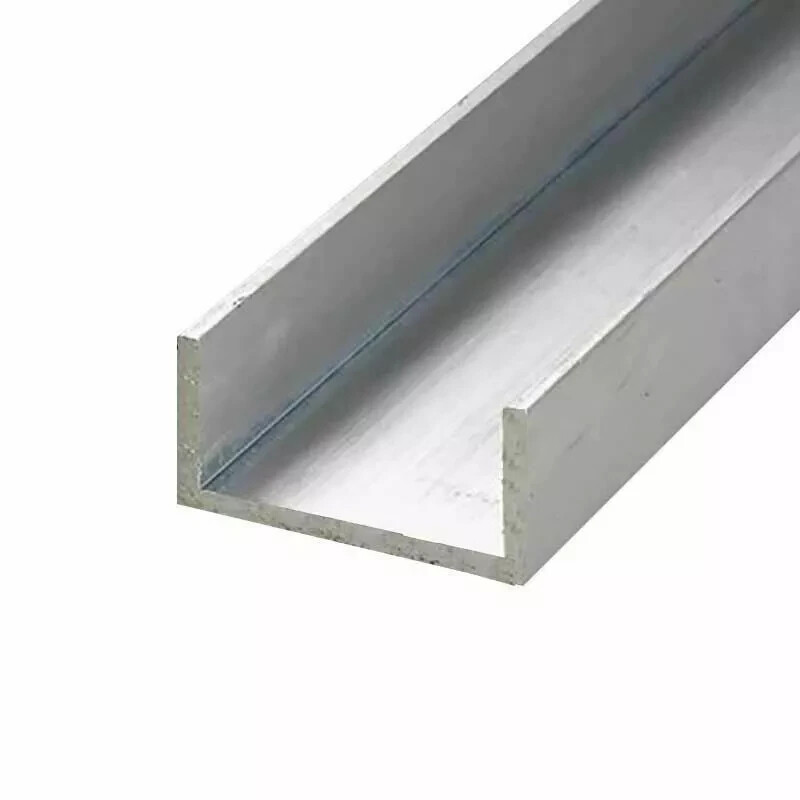 Aluminum U-Channel 8 Feet 1″ Leg x 2″ Base Width x 1-3/4″ Inside x 1/8″ Thick