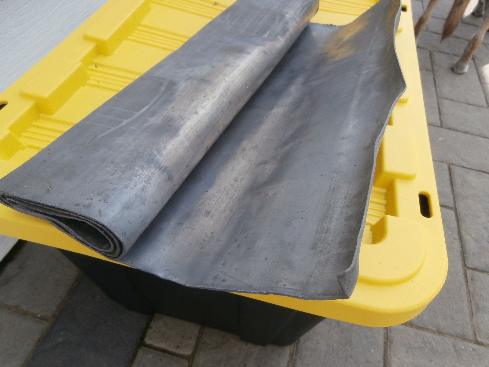 Vintage Roll of Sheet Lead Metal 1/16″ thick 35lbs