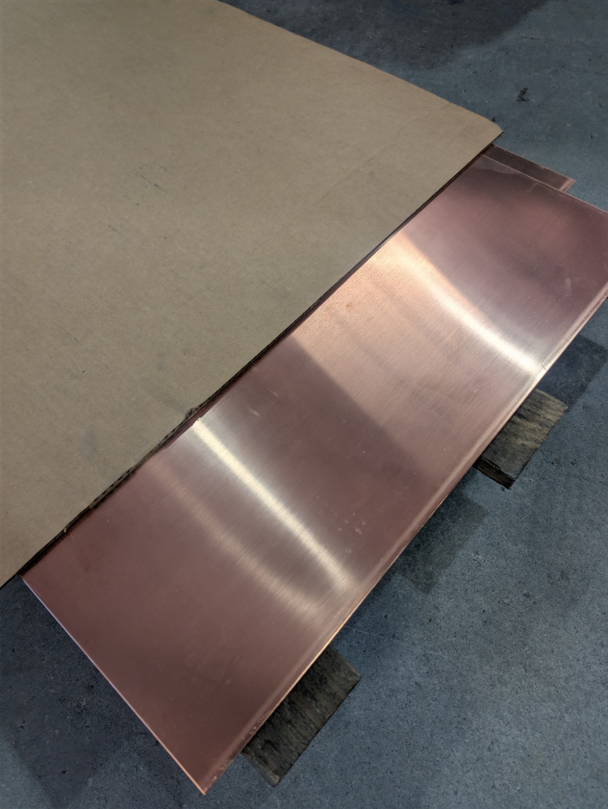 .093″ (3/32) Copper Sheet C110 12″X12″ Square