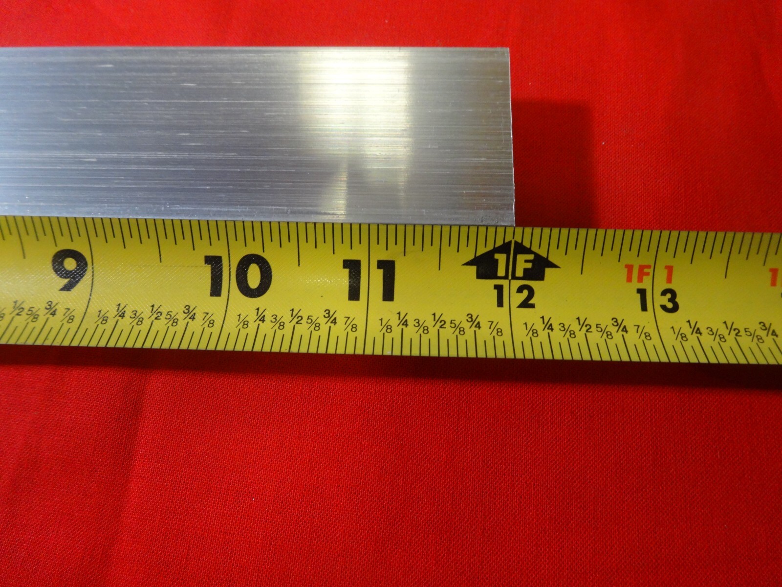 4 Pieces 1/8″ X 1 1/2″ ALUMINUM 6061 FLAT BAR 12″ long