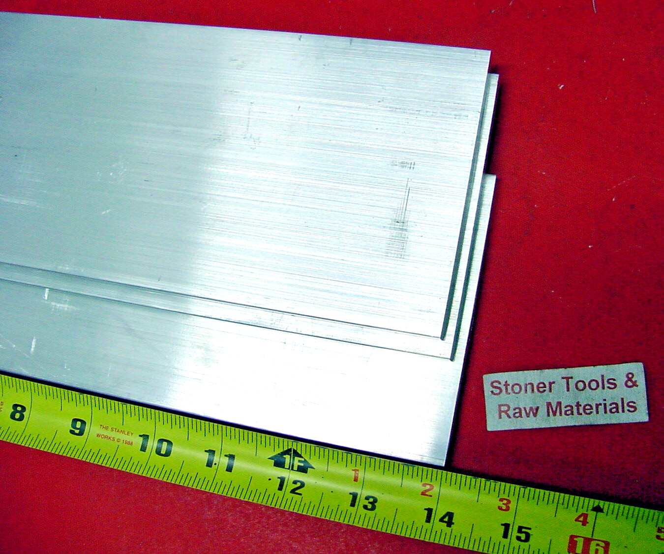 3 Pieces 1/4″ X 4″ 6061 T6511 ALUMINUM FLAT BAR 14″ long New Mill Stock