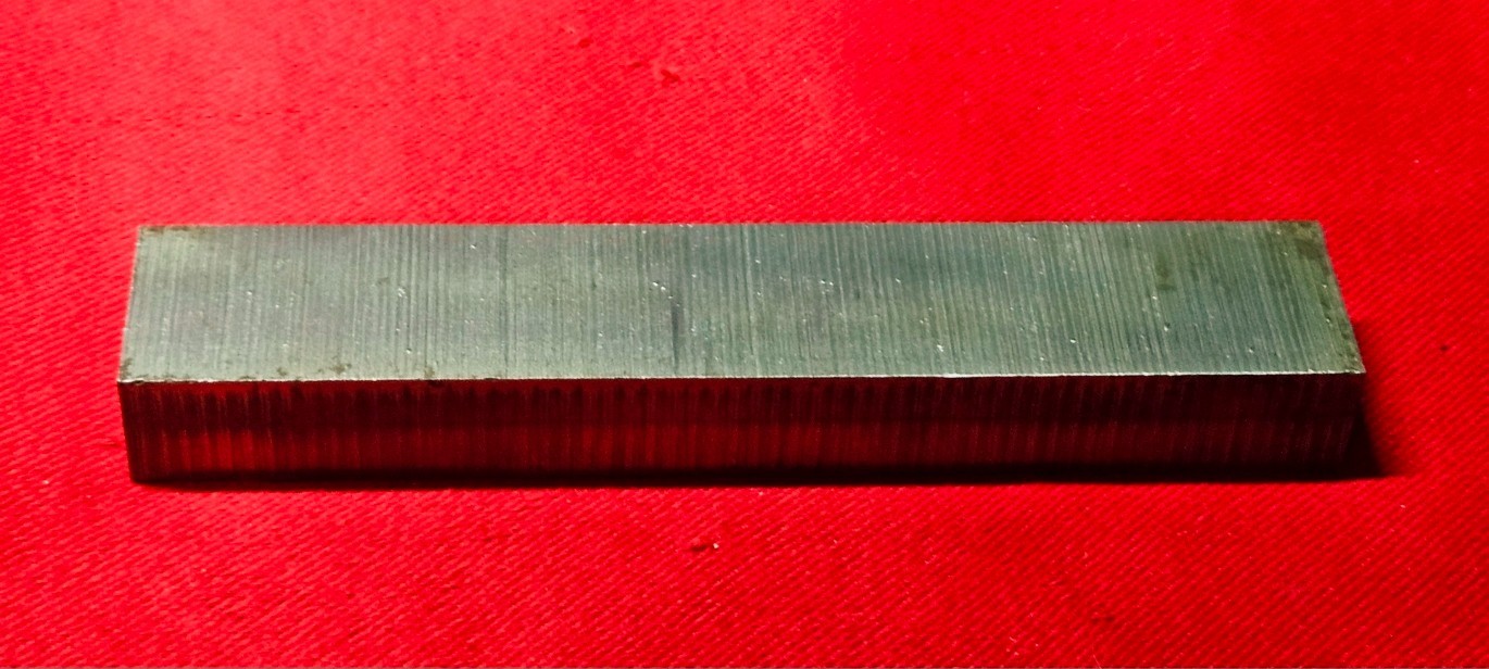 D2 Tool Steel Block Flat Stock 4.995″ L x 0.924″ W x 0.550″ Thick, 10.5 Oz.