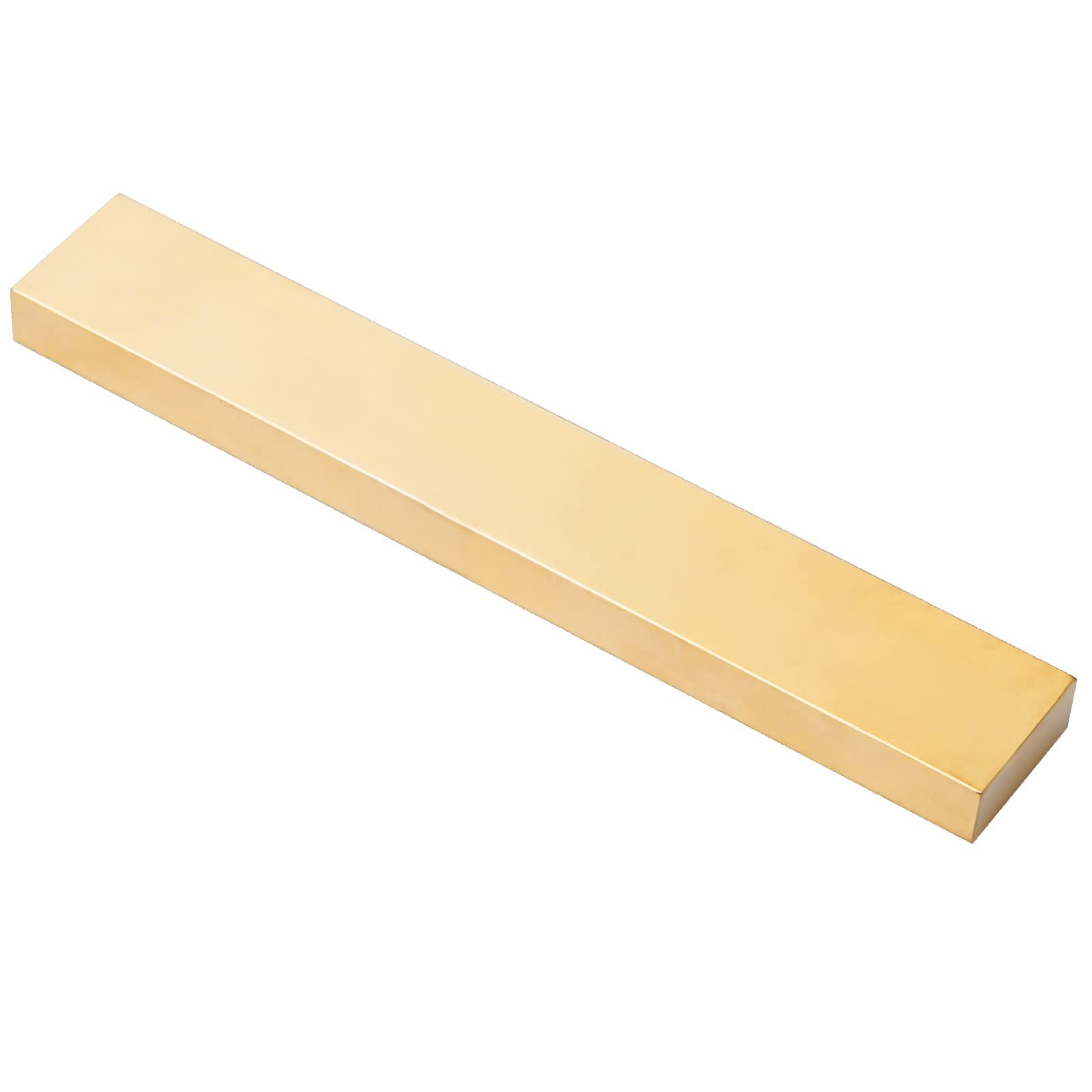3/8 x 1 x 6 Inch C360 Brass Flat Bar Stock Solid Plate Knife Making Repairs
