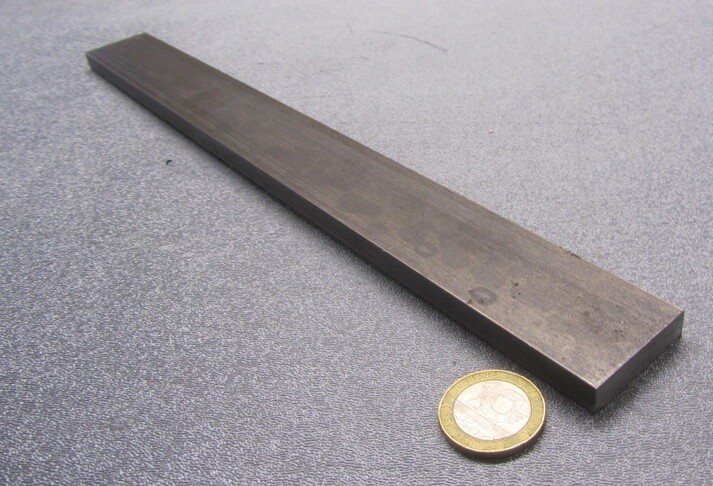 1018 Steel Bar, 5/16″ Thick x 1.0″ Wide x 12″ Length, 2 Pcs