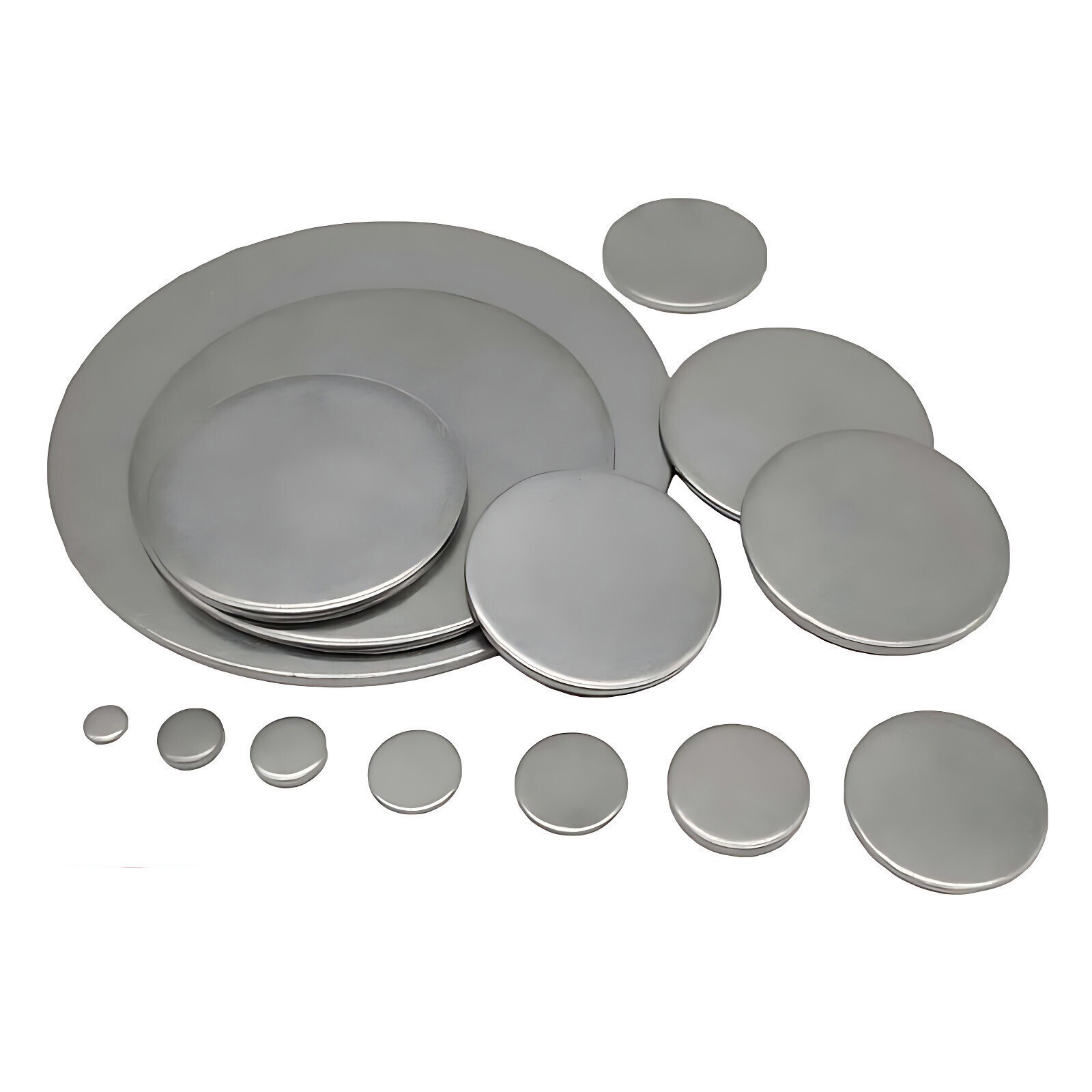 6mm-80mm Round Stainless Steel Disc Plate Round Sheet V2A Ground Thickness 1mm-5mm