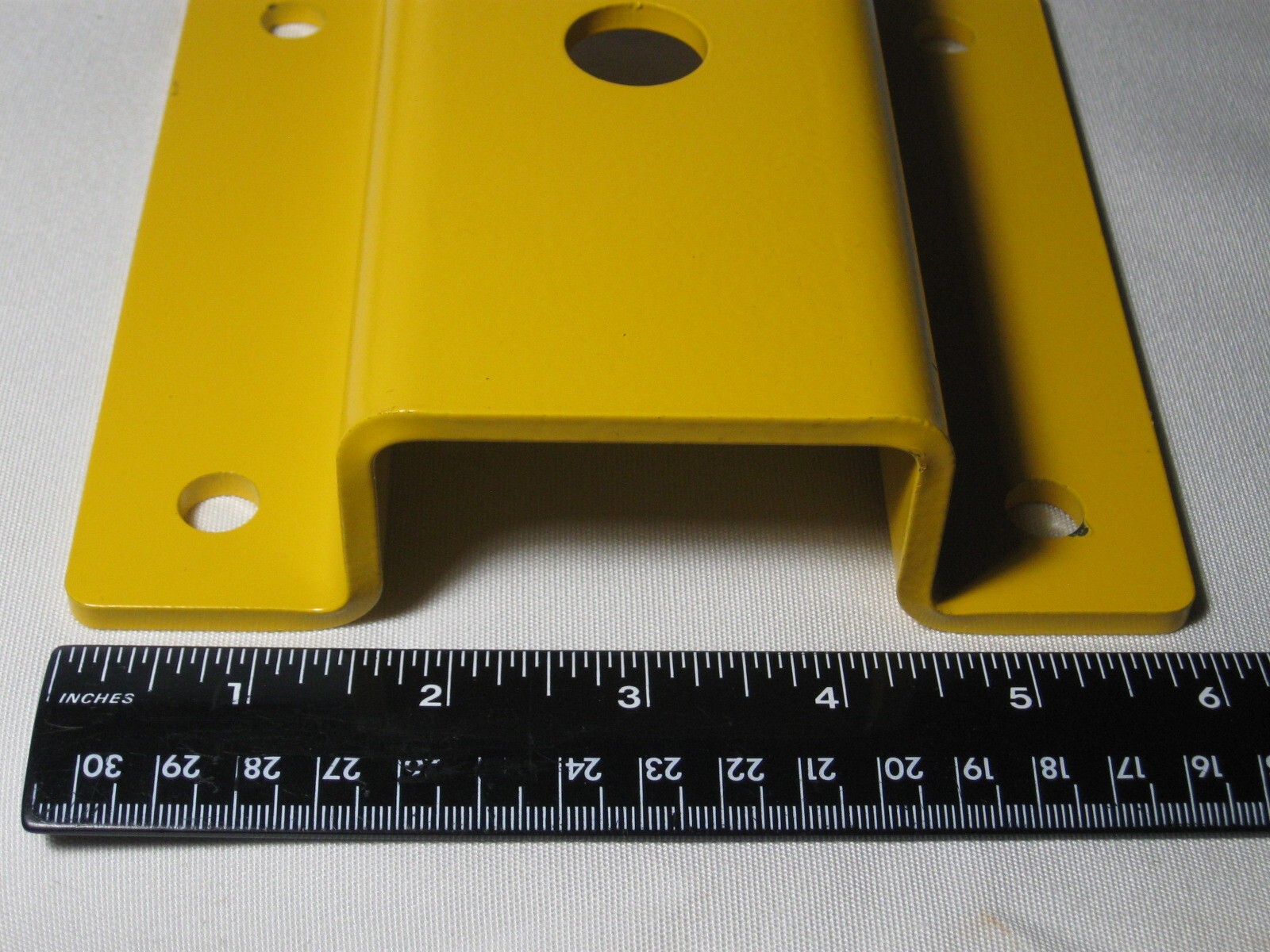 3/16″ Steel Hat Channel Form 6″x6″x1-1/2″ Equipment Mounting Base Plate Yellow