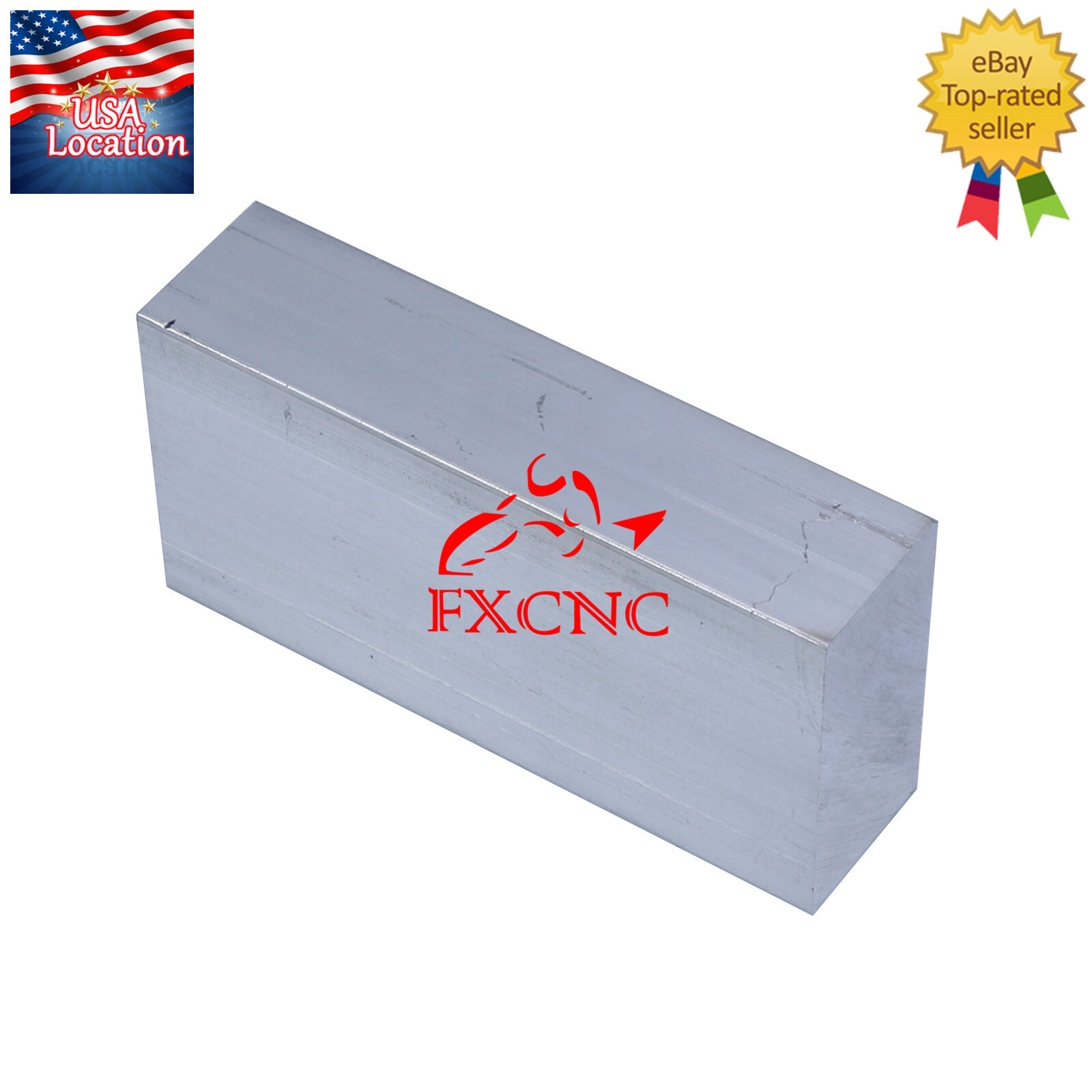 T6061 Aluminum Flat Plate Sheet Flat Length 100mm Width 50mm Thickness 25mm