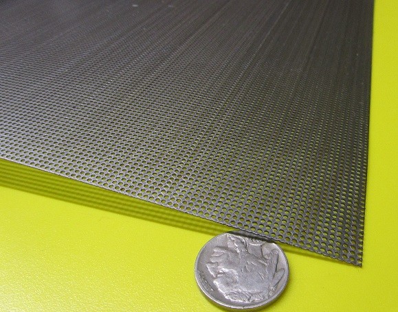 Perforated Steel Sheet .024″ Thick x 24″ x 24″, .045″ Hole Dia.