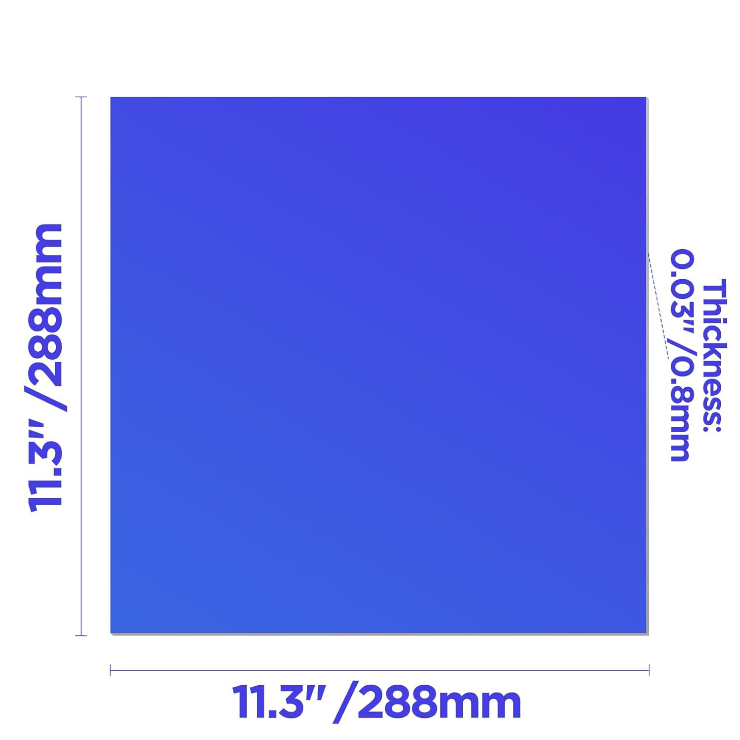 Anodized Aluminum Sheet Metal 11.3 X 11.3 X 1/32 Inch Metal Plates Engraving Bla