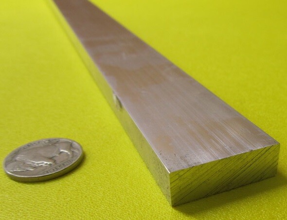 6061 T6 Metric Aluminum Bar, 10mm Thick x 30mm Wide x 3 Ft Length