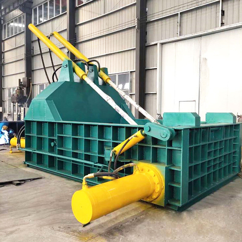 Automatic Press Metal Aluminum Waste Pressure Baler Machine Baling Compactor
