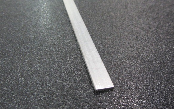 6061 T6 Metric Aluminum Bar, 2mm Thick x 10mm Wide x 3 Ft Length, 8 Units