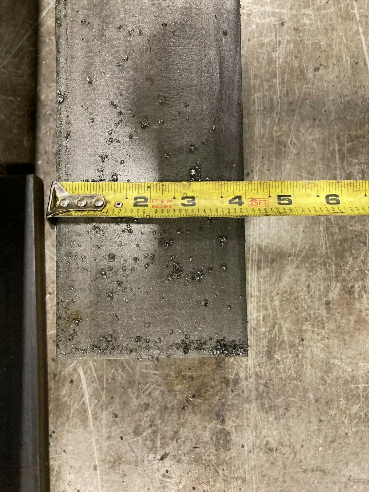 1 pc 2-1/2″ x 4″ x 10″ 1018 Steel