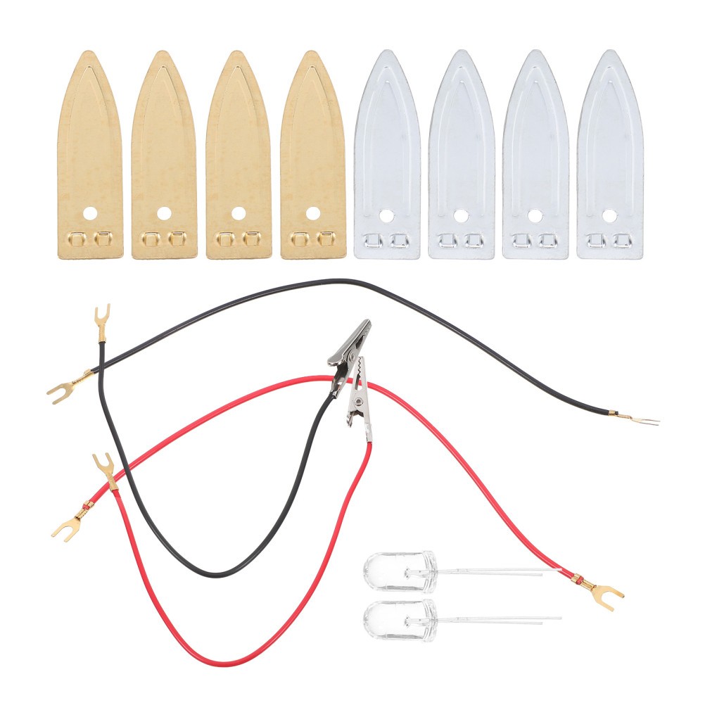 Copper and Zinc Electrode Strips Experiment Kit Science Fair Project Kits