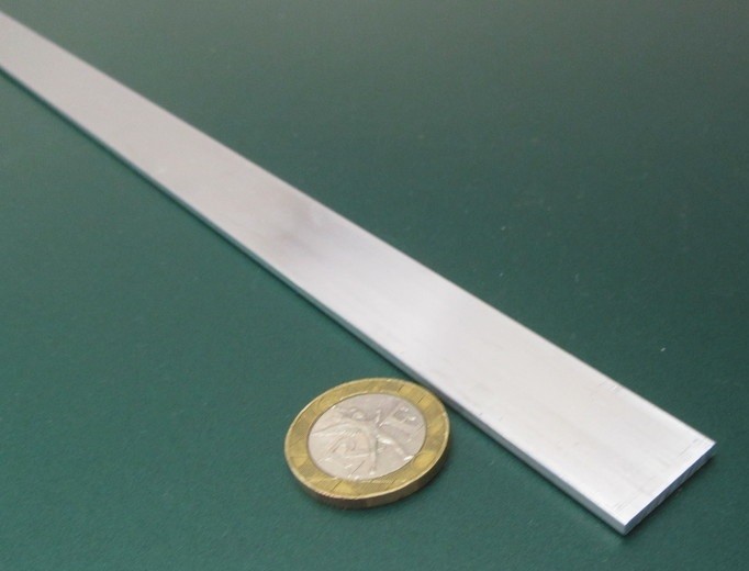 1100 Aluminum Bar Softened (O) .090″ Thick x 2.0″ Wide x 24″ Length, 2 pcs