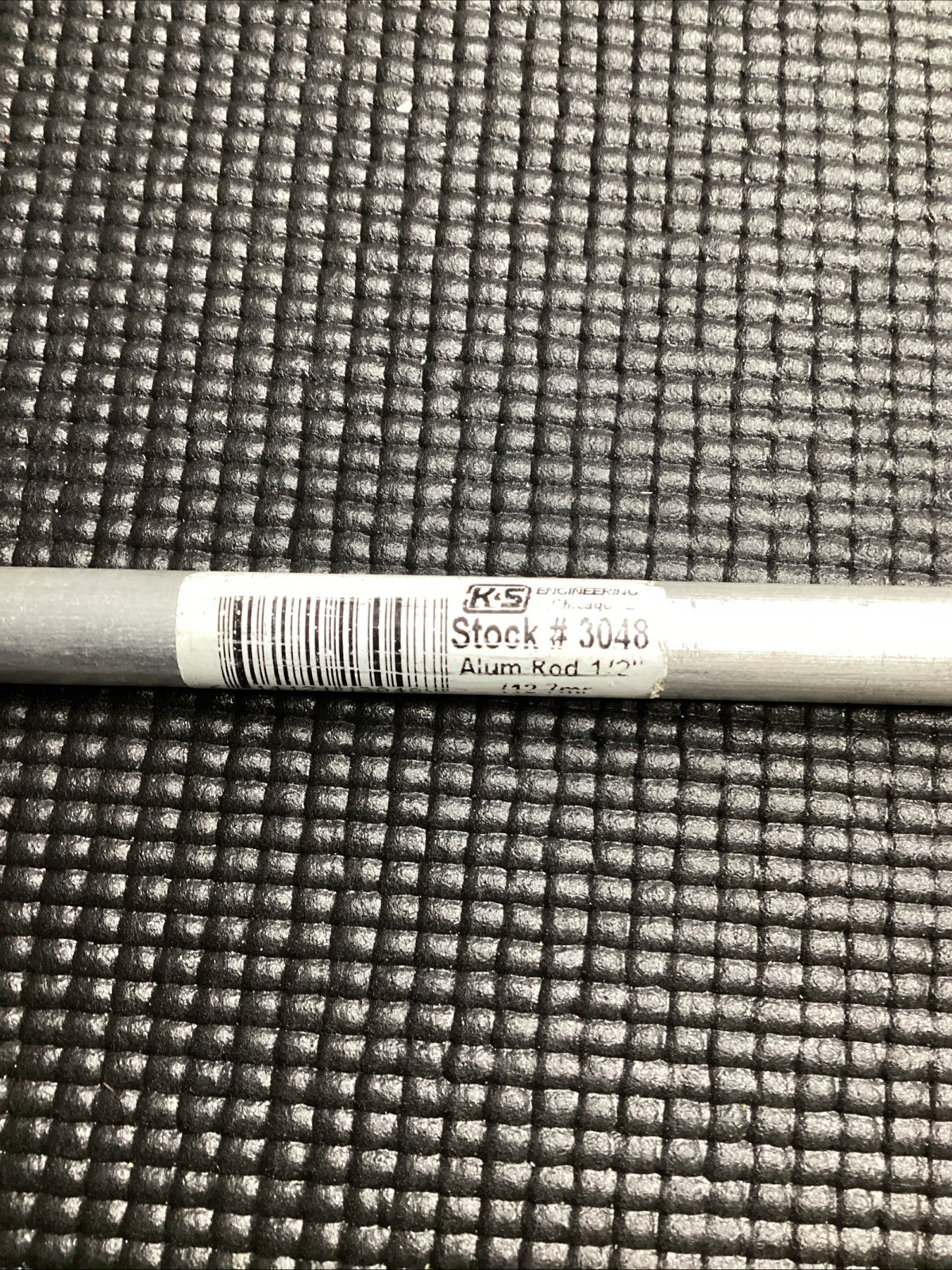 K&S Engineering Aluminum Rod Stock 1/2’ inch 12.7mm Long #3048 – New – Solid