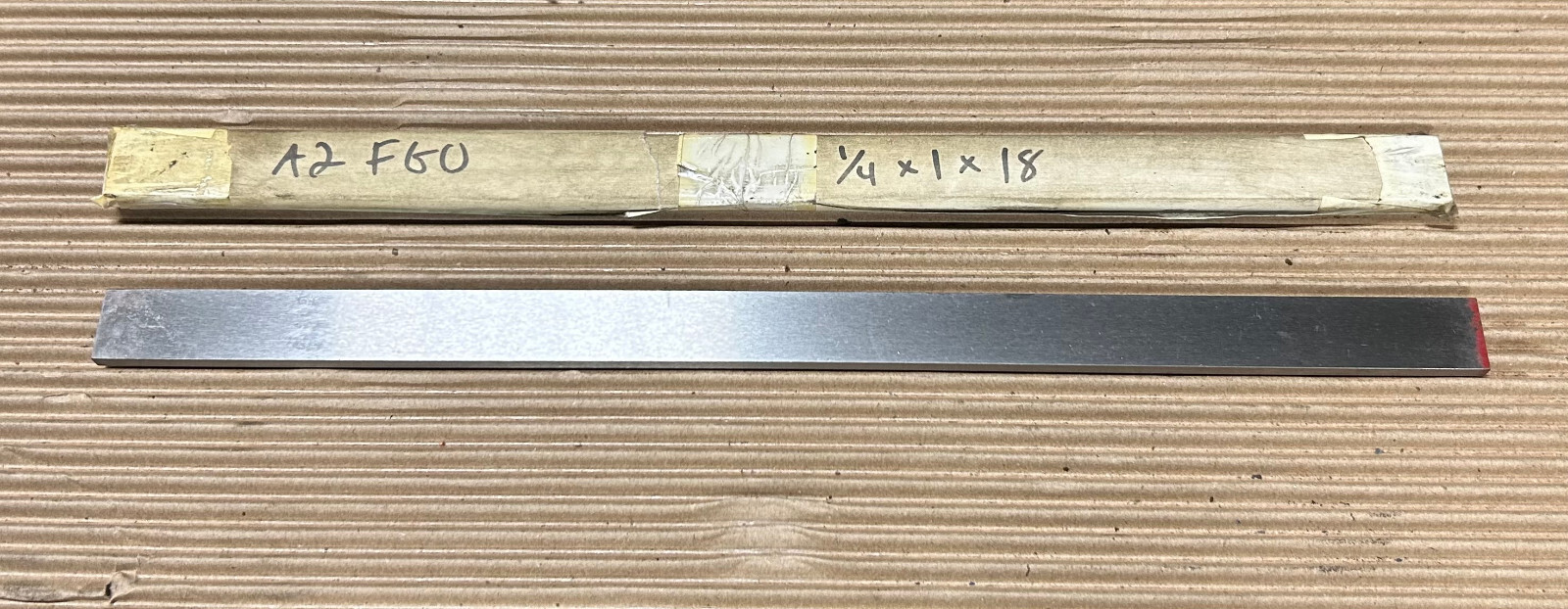 1/4″ X 1″ X 18″ A-2 Flat Ground Stock OVERSIZE Tolerance