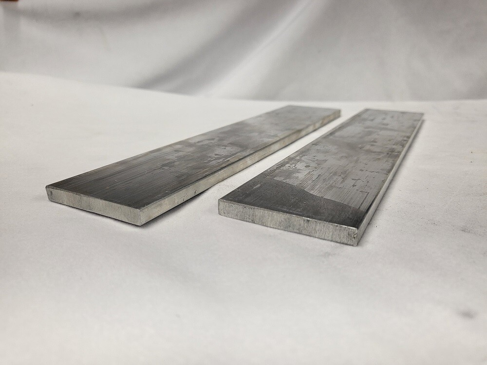 6061 Aluminum Flat Bar, 1/4″ x 2″ x 12″ long, Solid Stock, Plate, Machining, 2pk
