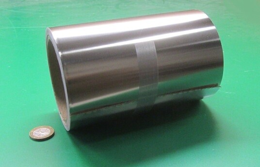 304 Stainless, Adhesive Backed, Sheet Shim, .002″ x 6.0″ x 100 Foot Length