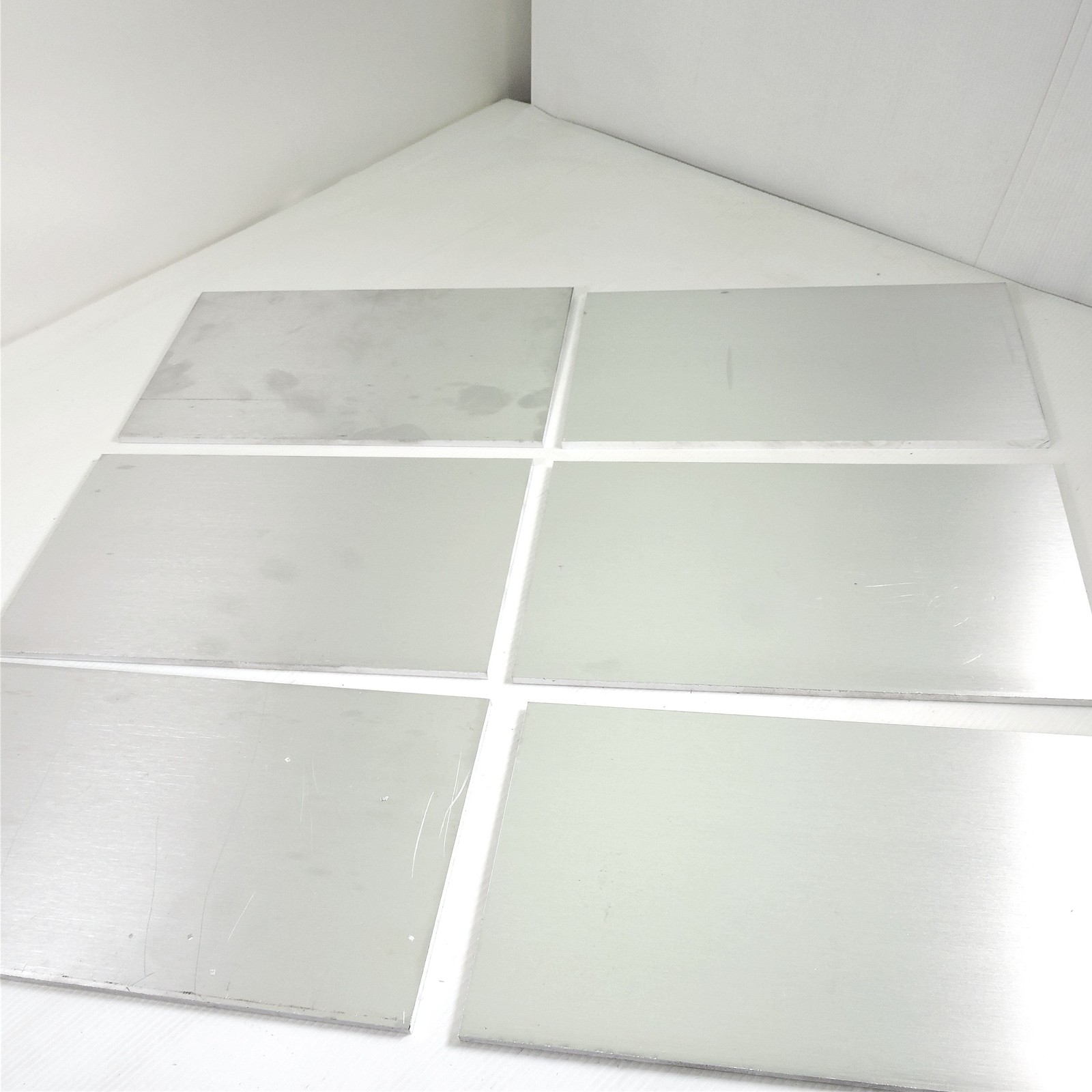 .25″ thick 1/4 Aluminum 6061 PLATE 7.5″ x 12.625″ Long QTY 6 sku 186942