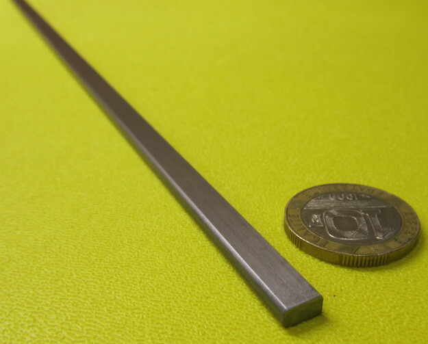 1018 Steel Bar, 1/8″ Thick x 1/4″ Wide x 24″ Length, 6 Pcs