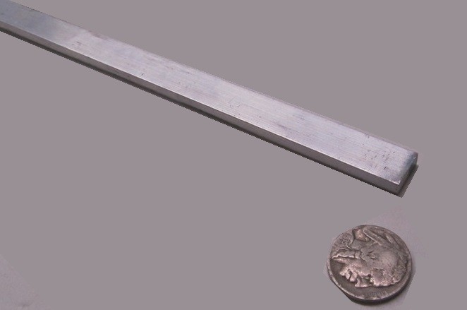 6061 T651 Aluminum Bar, 3/16″ (.187″) Thick x 1/2″ Wide x 12″ Length, 6 Pcs.