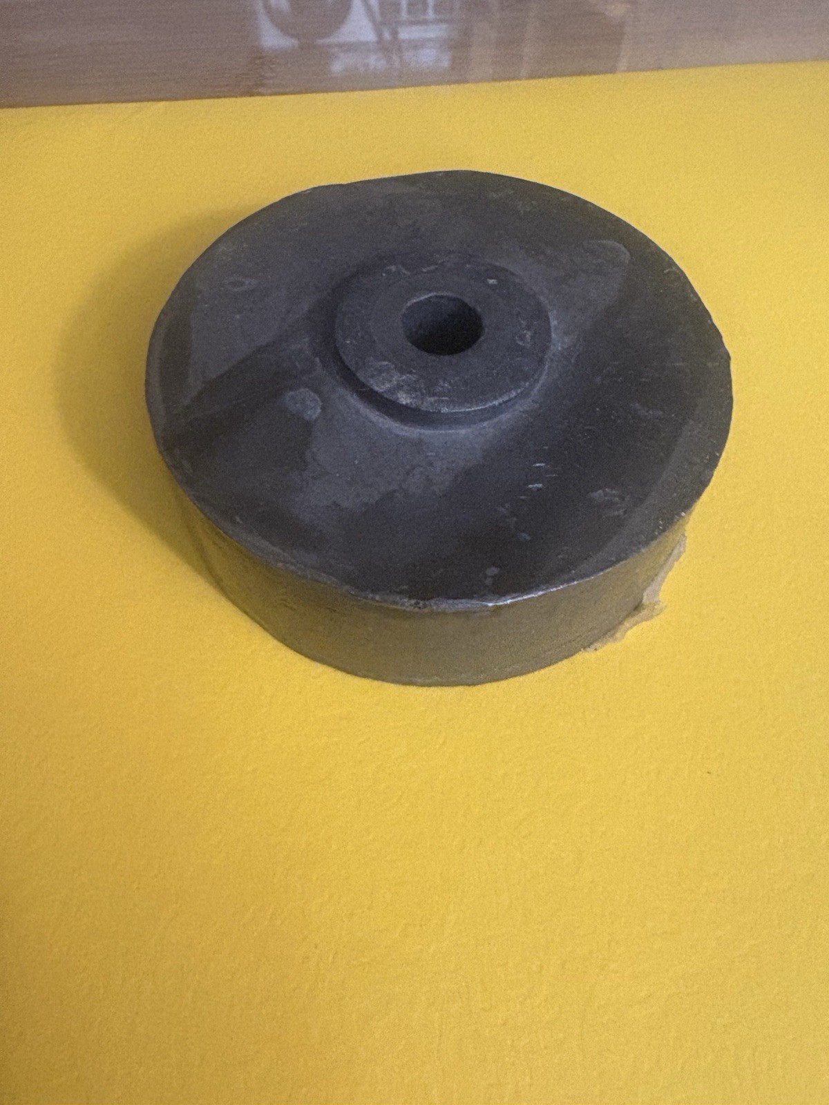 Solid Lead Weight Block w/ Center Hole Industrial Casting Fishing Scrap 4Lb