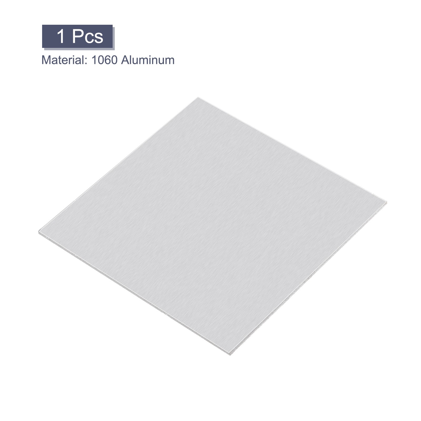 80mm x 80mm x 2mm Rectangle 1060 Aluminum Sheet Flat Metal Plate Stock